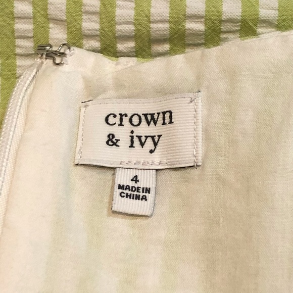 Crown & Ivy Green Summer Dress with Pockets - Picture 4 of 5